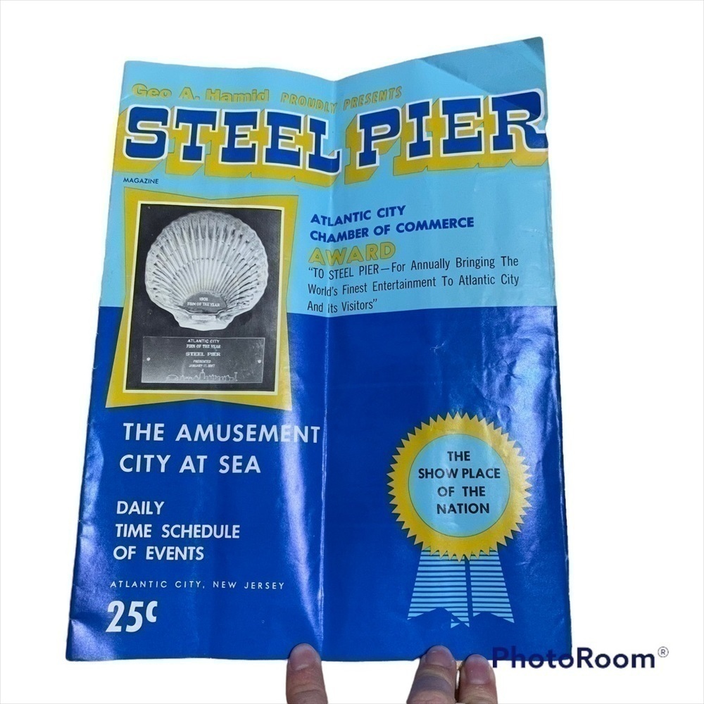 Vintage Steel Pier Magazine Chamber of Commerce 1968 Antique Collectible